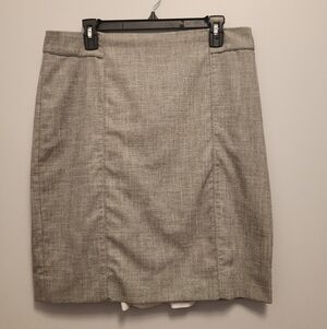 White House Black Market Classic Gray Women's Pencil Skirt Size 14P